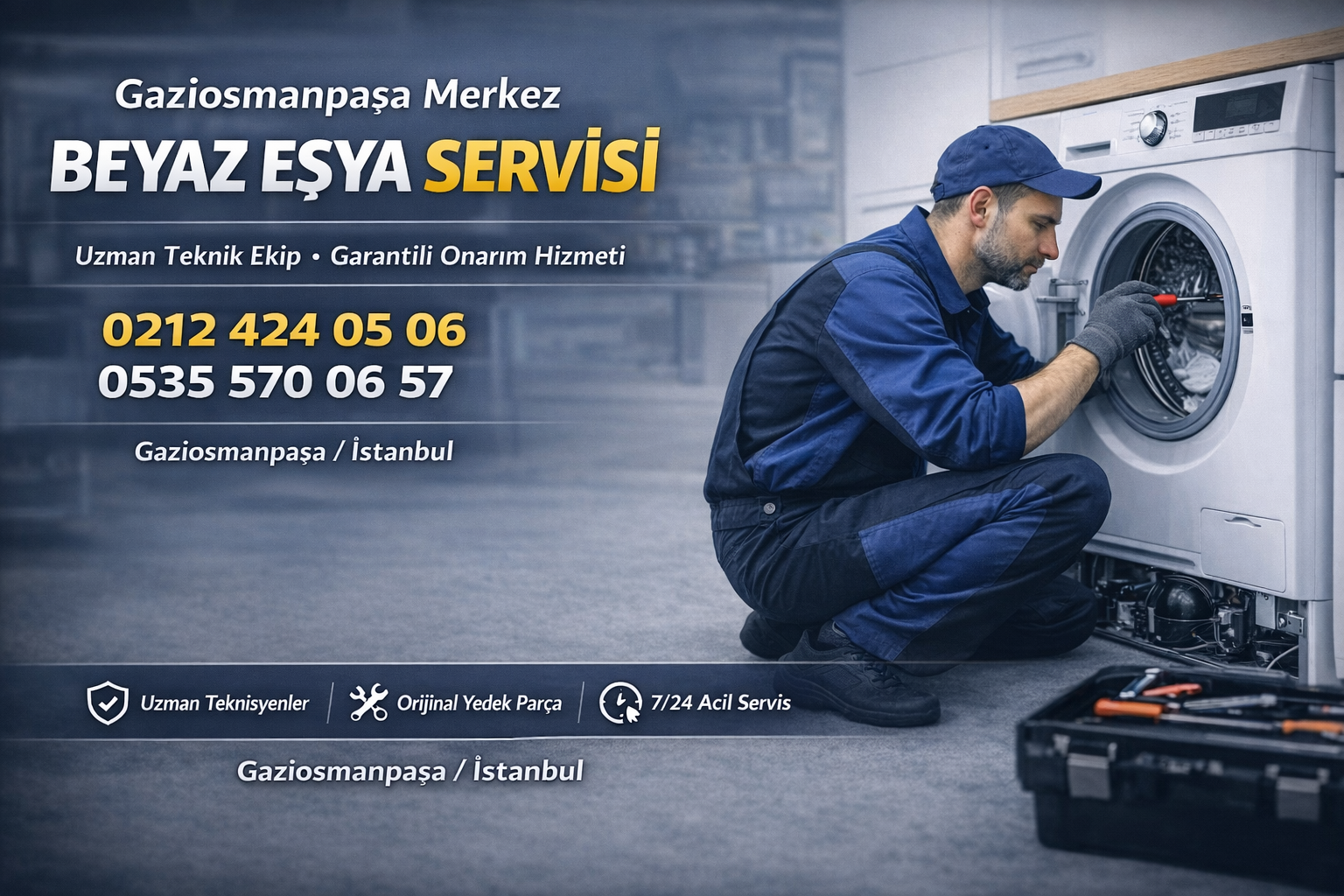 Gaziosmanpaşa Merkez Beyaz Eşya Servisi